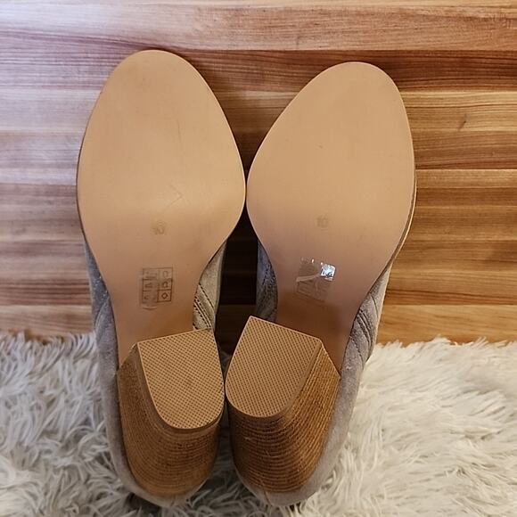 JEFFREY CAMPBELL ROSEE SUEDE BOOTIES TAUPE WOMENS SIZE 10 NWOB - Picture 10 of 16